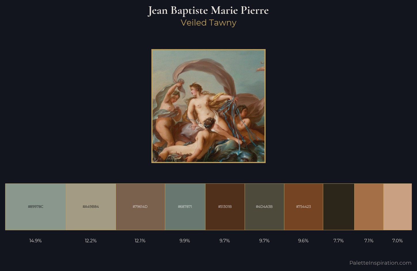 Jean Baptiste Marie Pierre Palette 2 — Veiled Tawny