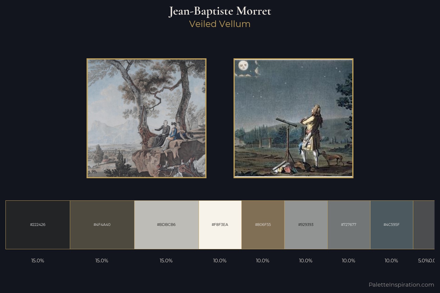 Jean-Baptiste Morret Master Palette — Veiled Vellum