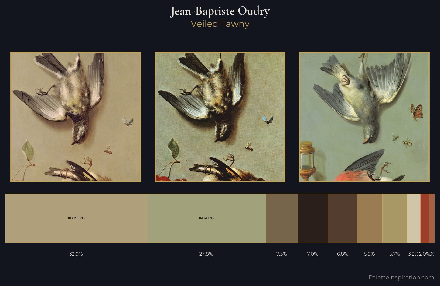 Jean-Baptiste Oudry Palette 3 — Veiled Tawny