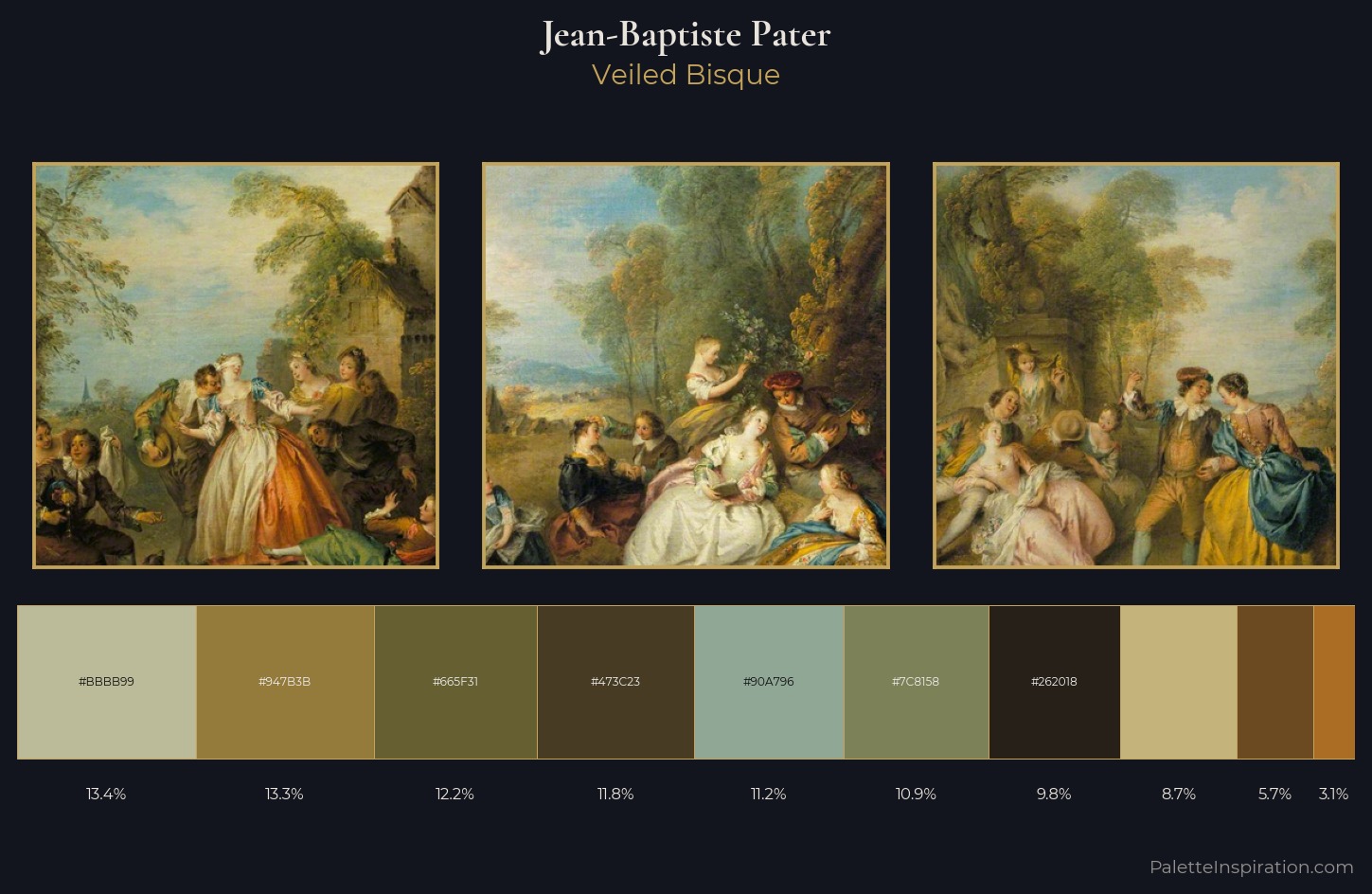Jean-Baptiste Pater Palette 1 — Veiled Bisque
