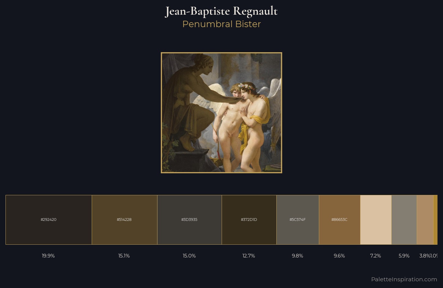 Jean-Baptiste Regnault Palette 1 — Penumbral Bister