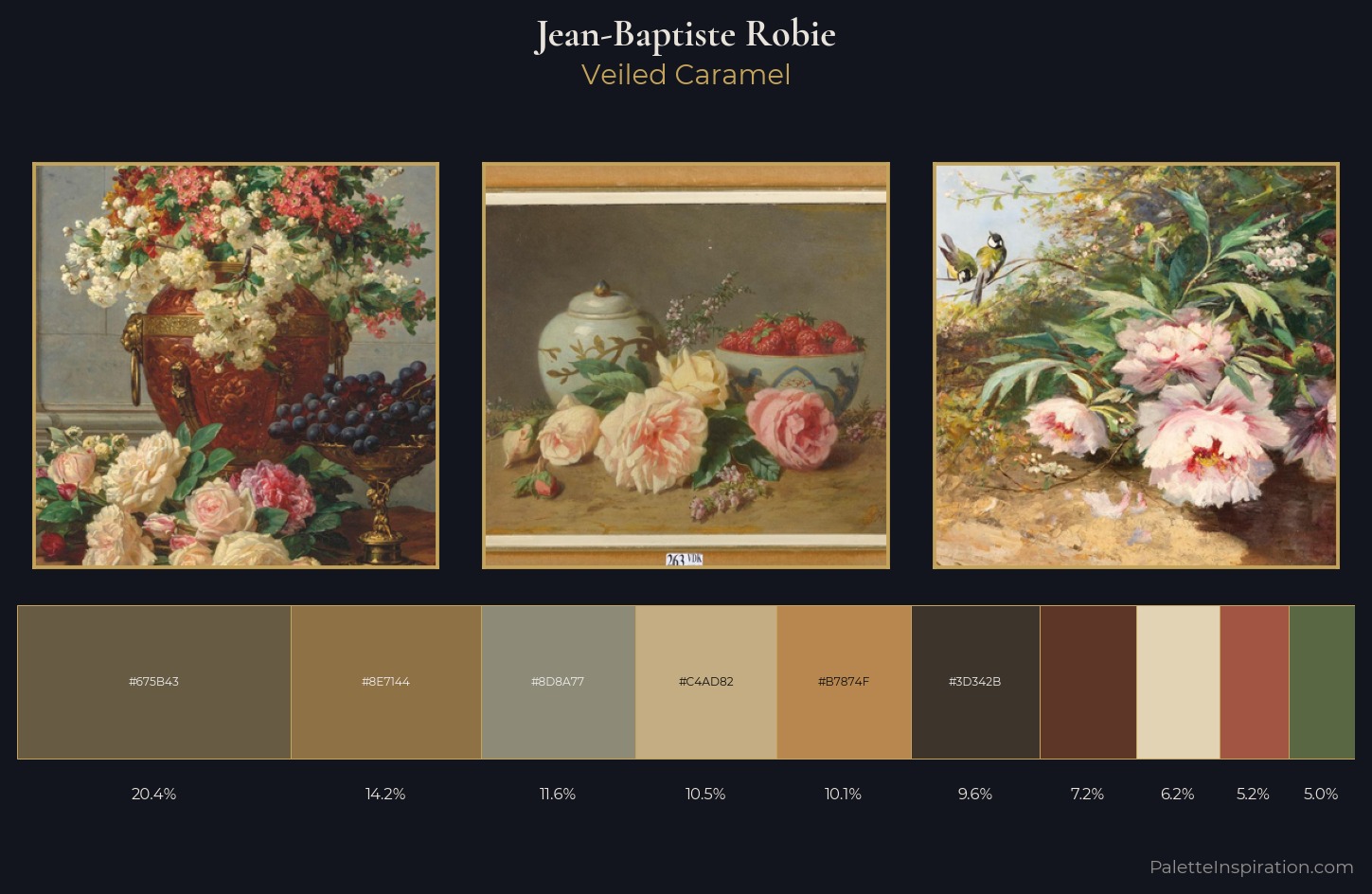 Jean-Baptiste Robie Palette 1 — Veiled Caramel