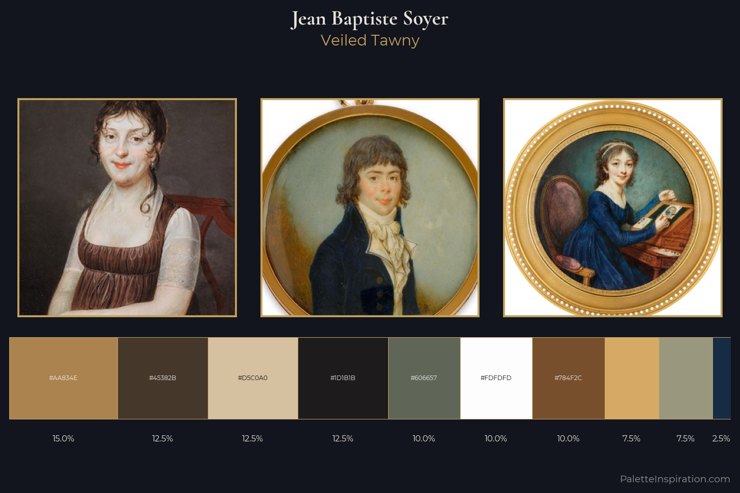 Jean Baptiste Soyer Master Palette — Veiled Tawny