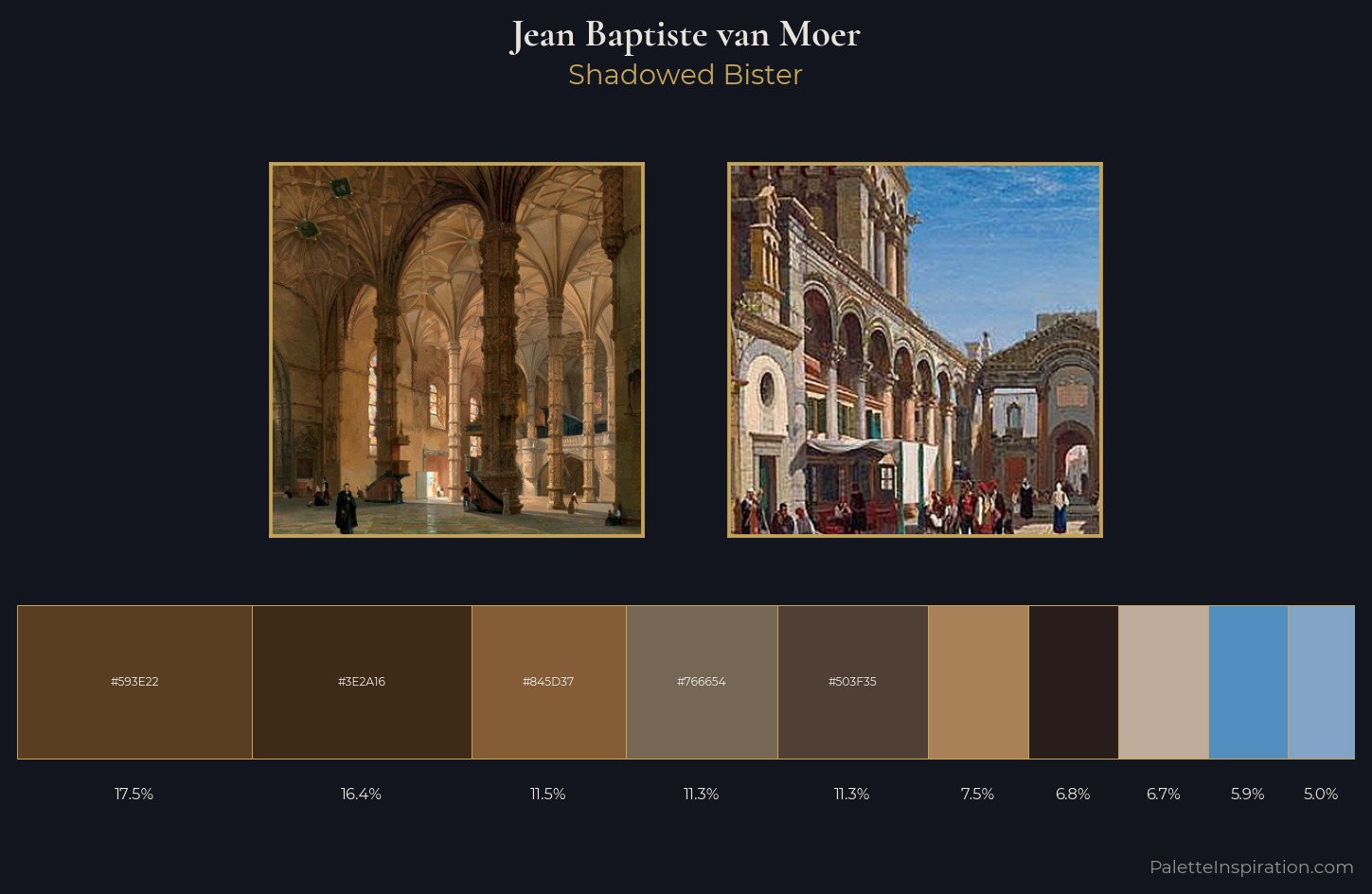Jean Baptiste van Moer Palette 2 — Shadowed Bister