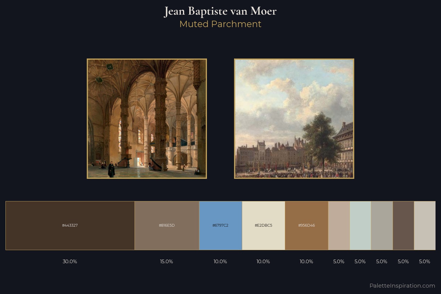 Jean Baptiste van Moer Master Palette — Muted Parchment