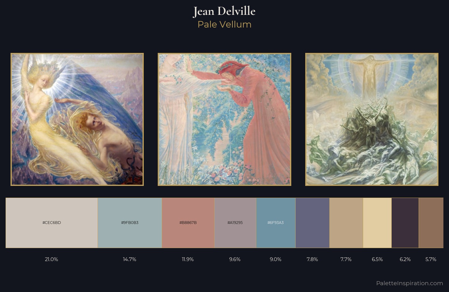 Jean Delville Palette 1 — Pale Vellum