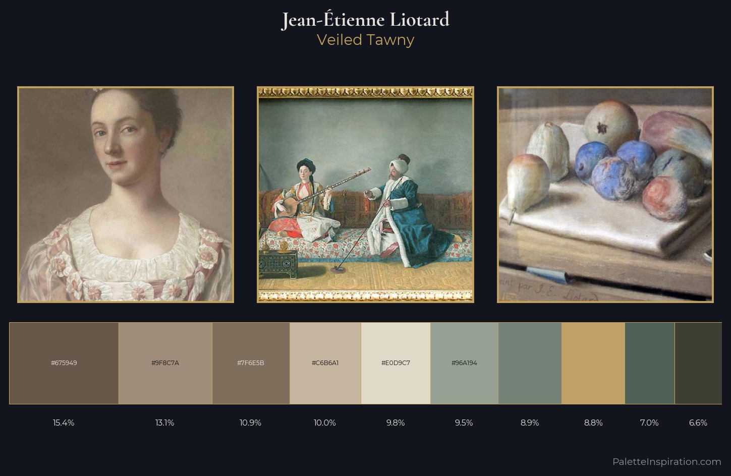 Jean-Étienne Liotard Palette 2 — Veiled Tawny