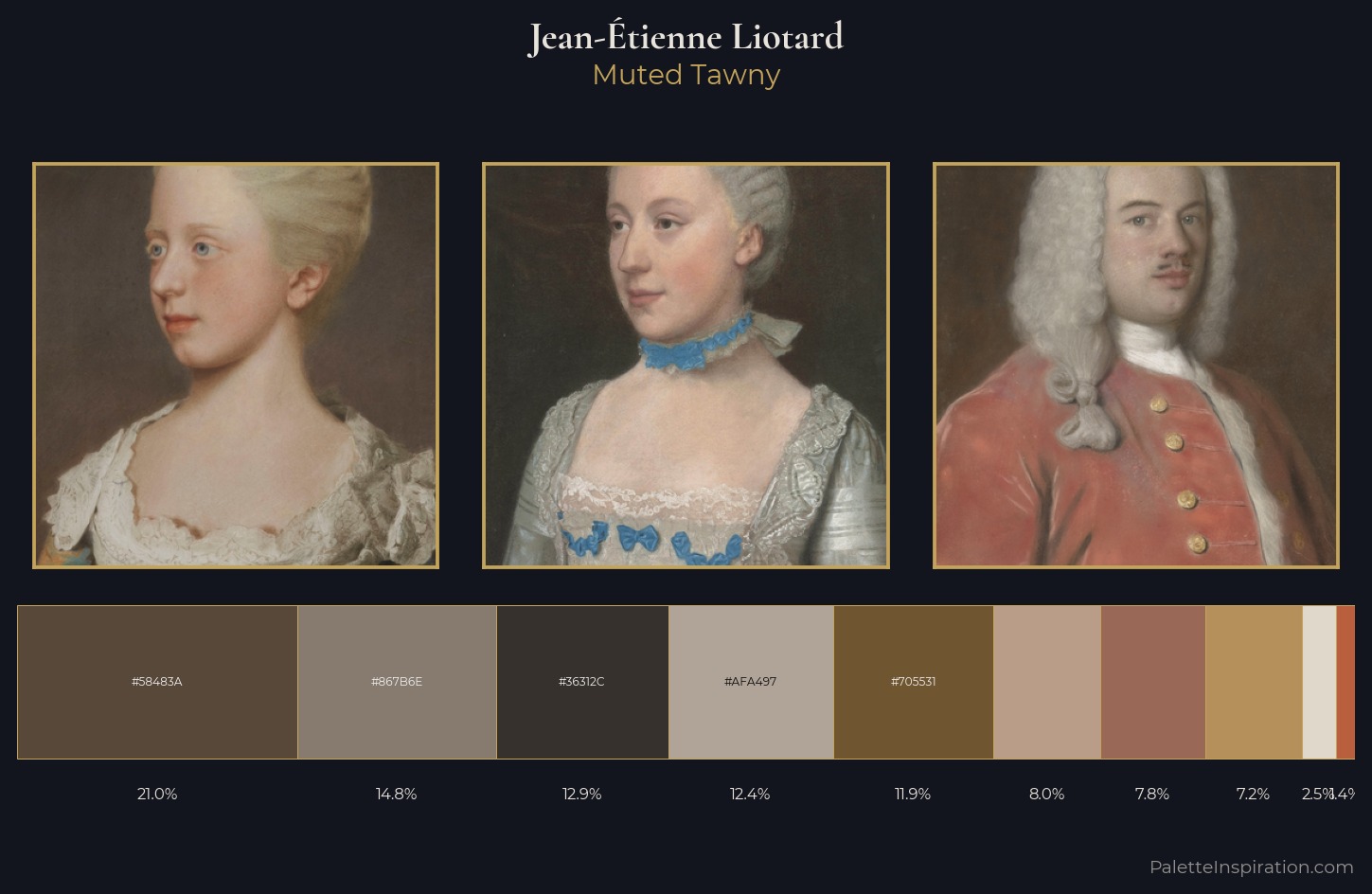 Jean-Étienne Liotard Palette 3 — Muted Tawny