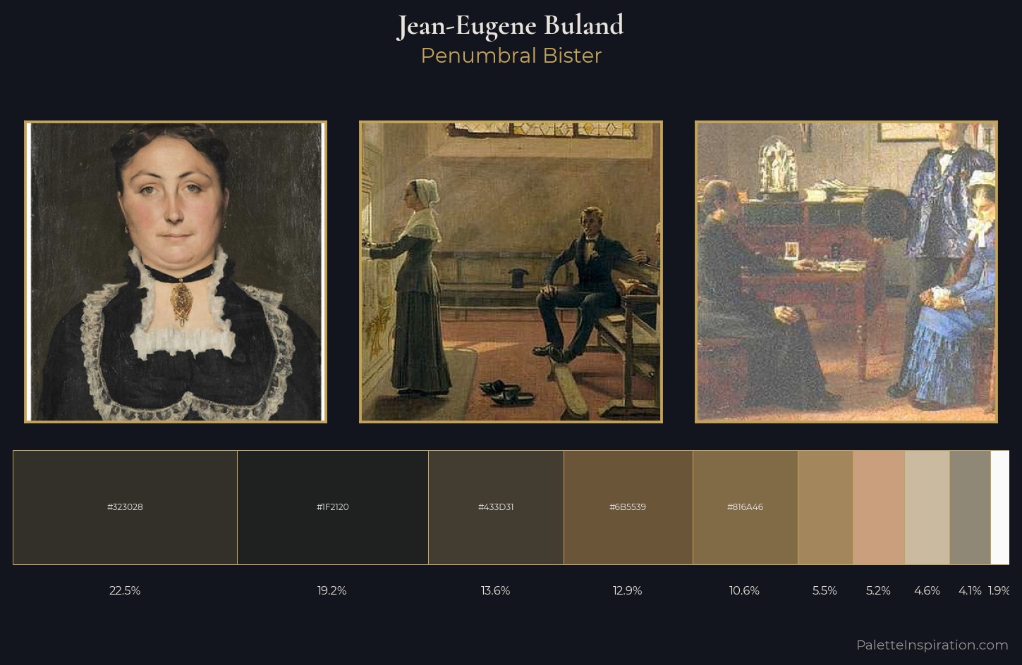 Jean-Eugene Buland Palette 1 — Penumbral Bister