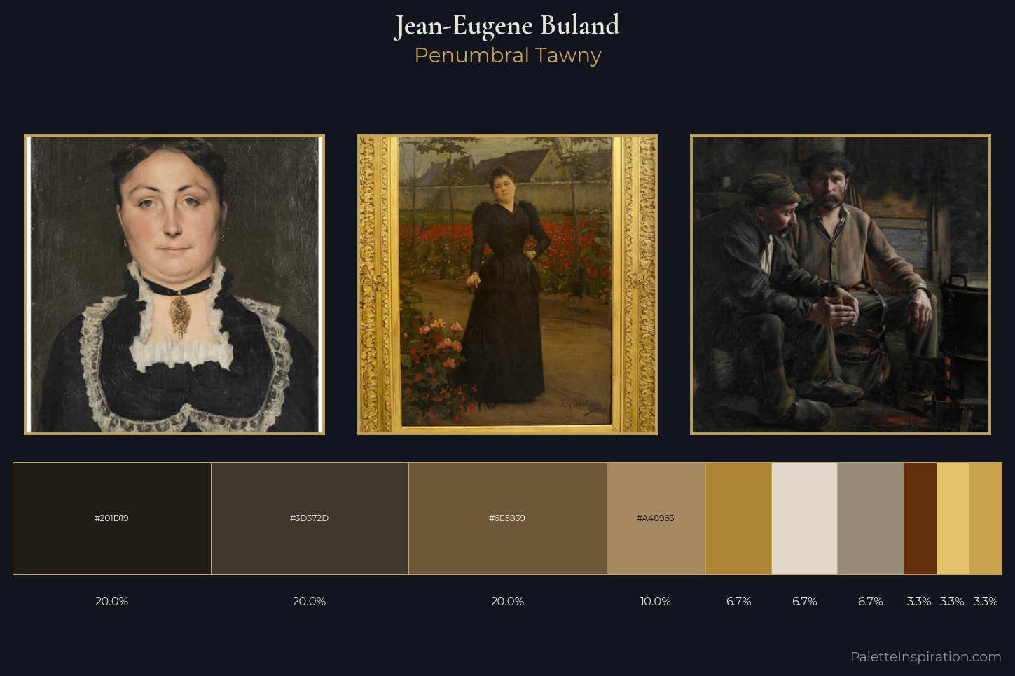 Jean-Eugene Buland Master Palette — Penumbral Tawny