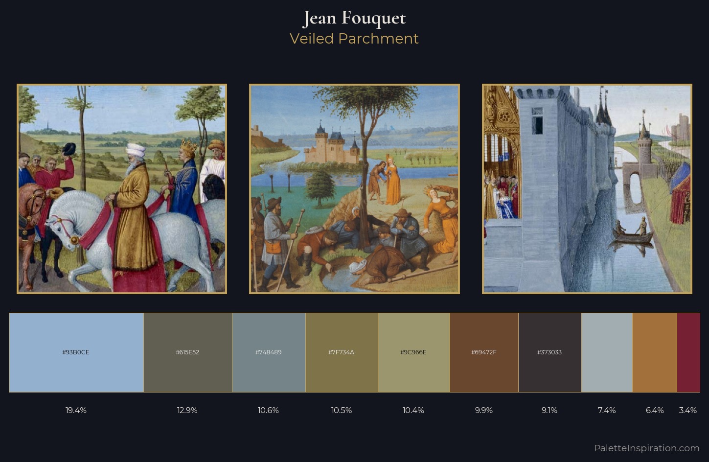 Jean Fouquet Palette 2 — Veiled Parchment