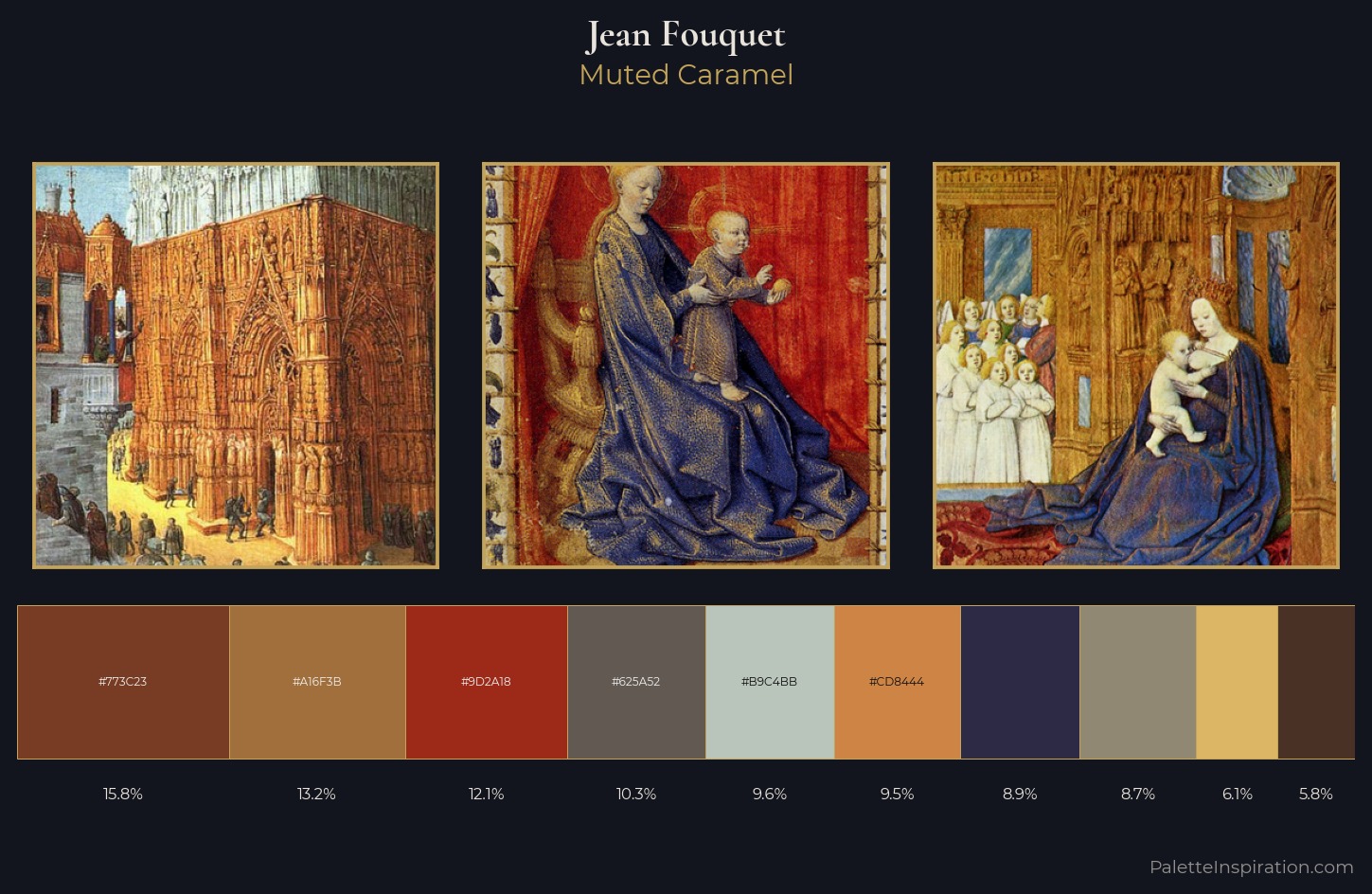 Jean Fouquet Palette 3 — Muted Caramel