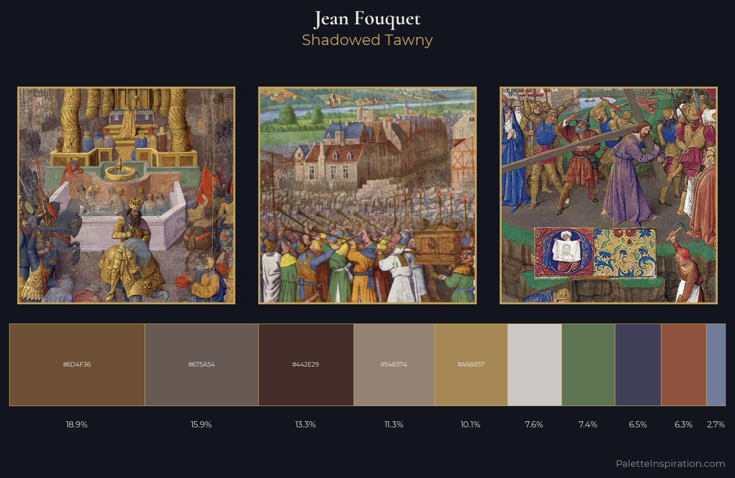 Jean Fouquet Palette 4 — Shadowed Tawny