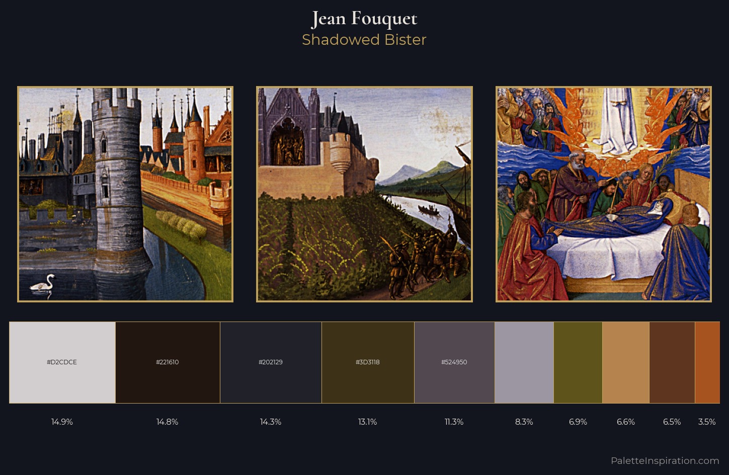 Jean Fouquet Palette 10 — Shadowed Bister