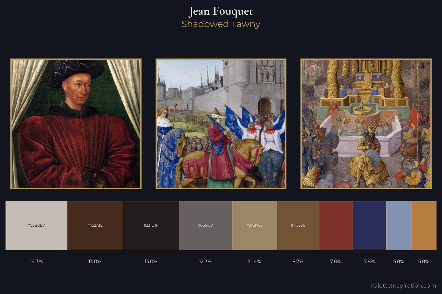 Jean Fouquet Master Palette — Shadowed Tawny