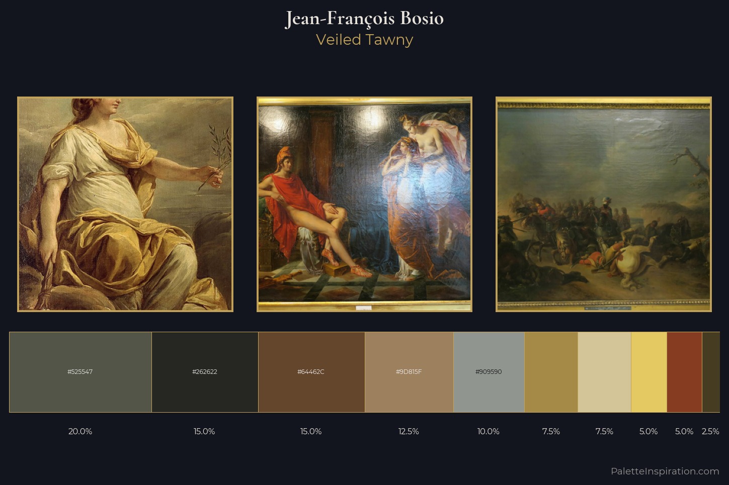 Jean-François Bosio Master Palette — Veiled Tawny