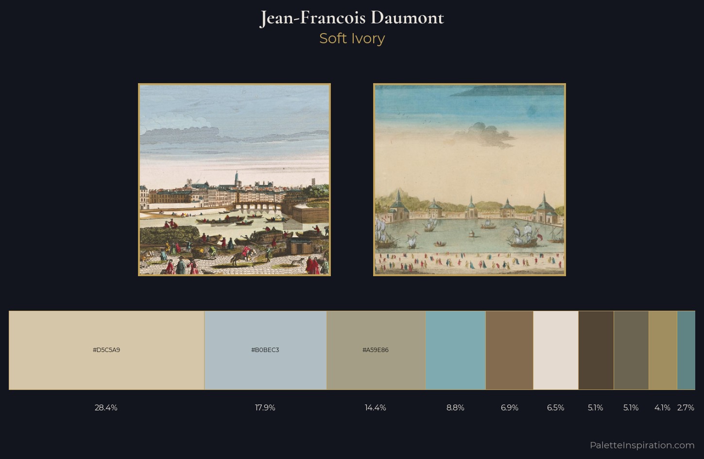 Jean-Francois Daumont Palette 1 — Soft Ivory