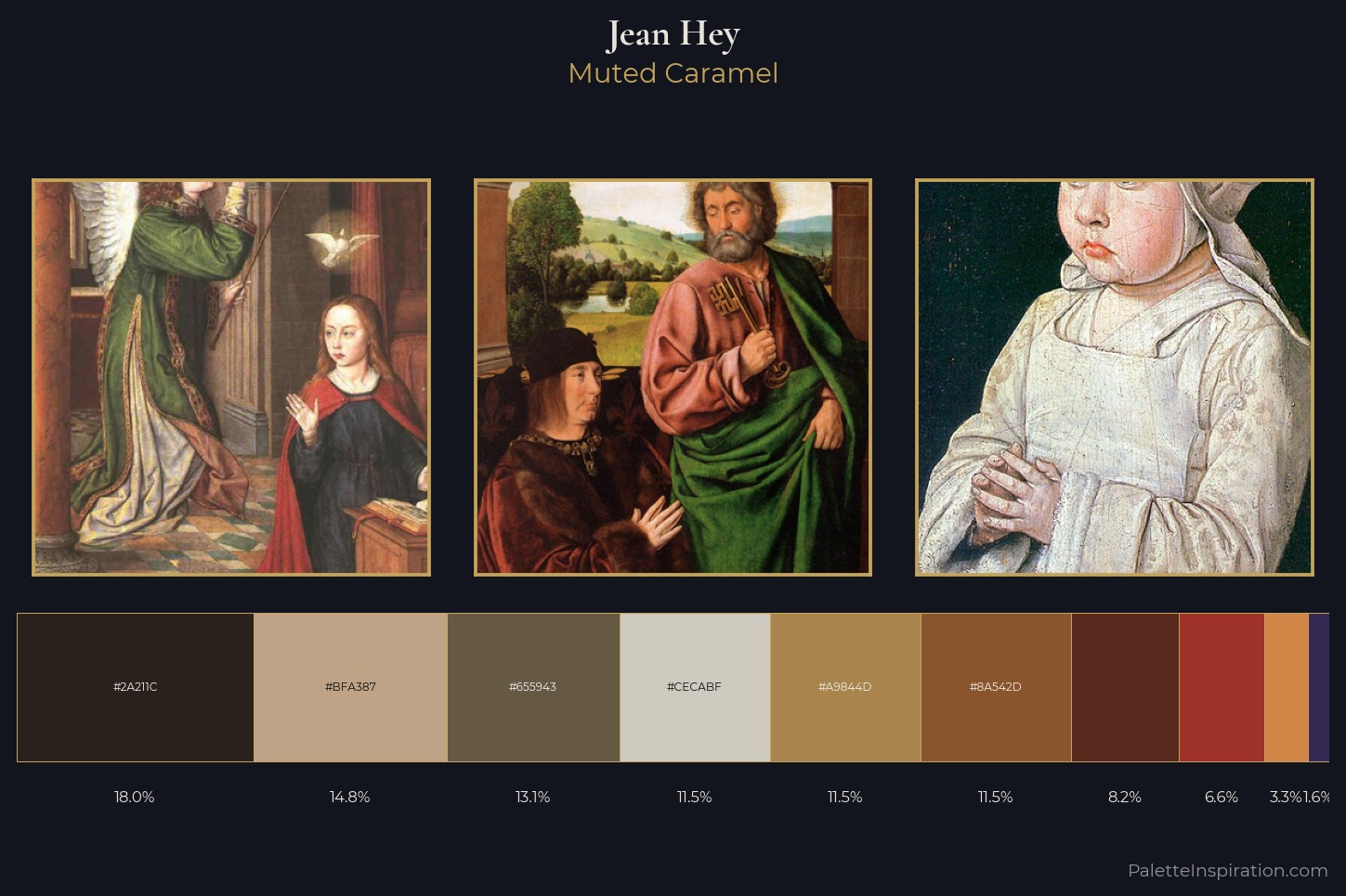 Jean Hey Master Palette — Muted Caramel