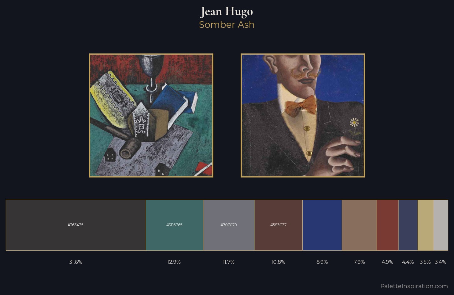 Jean Hugo Palette 3 — Somber Ash