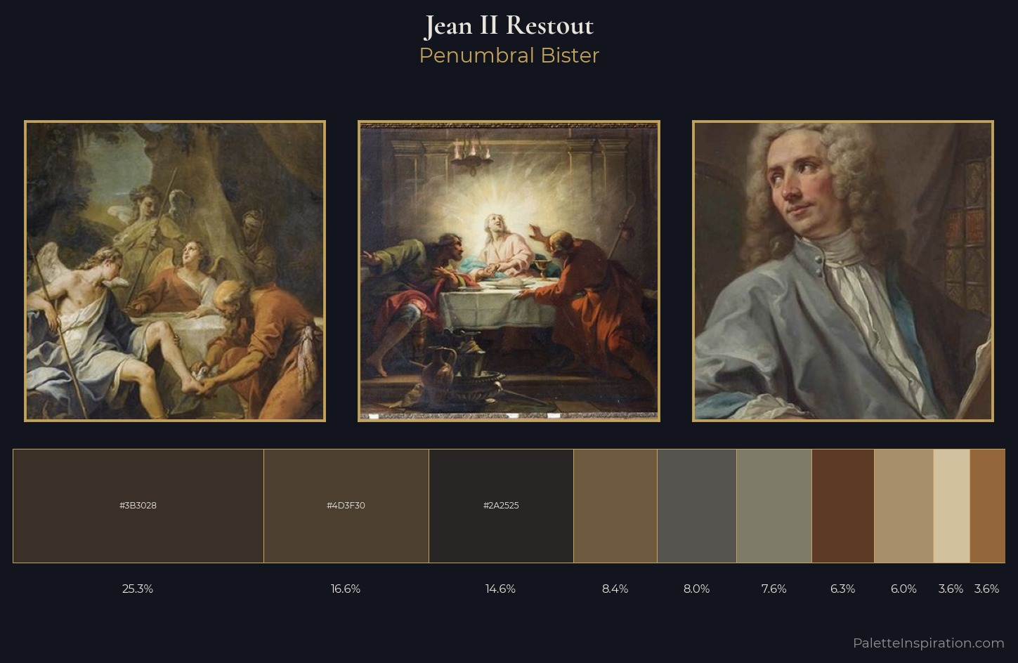 Jean II Restout Palette 5 — Penumbral Bister