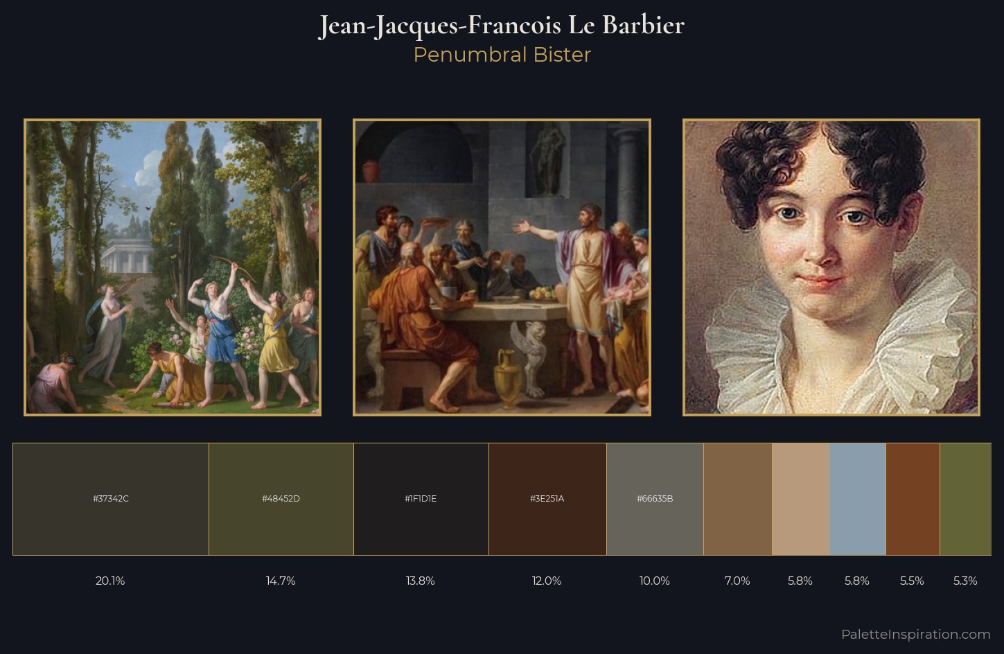 Jean-Jacques-Francois Le Barbier Palette 2 — Penumbral Bister