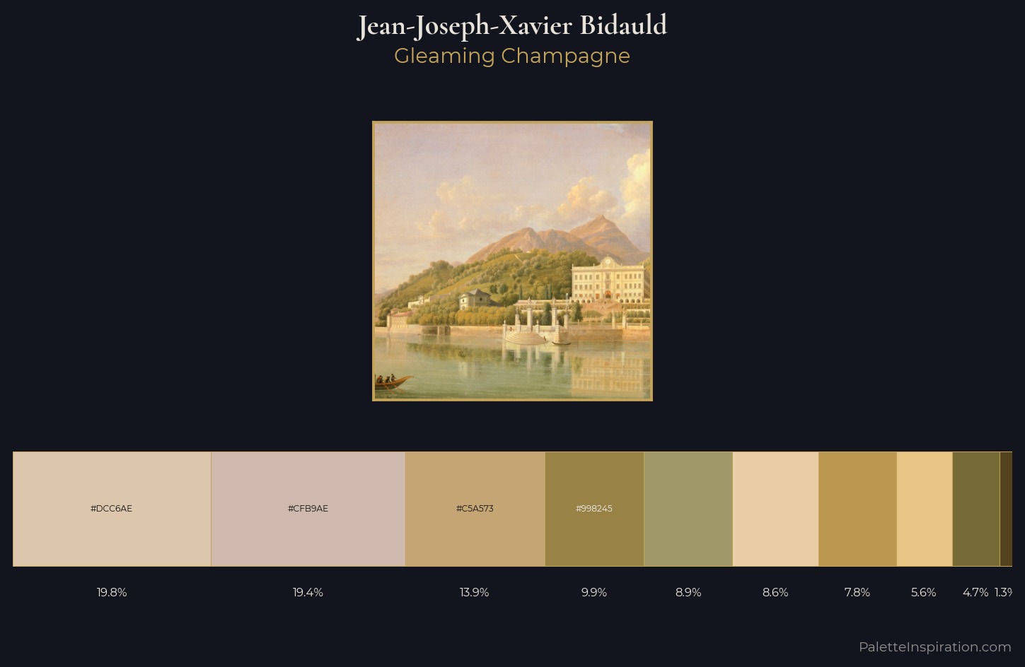 Jean-Joseph-Xavier Bidauld Palette 1 — Gleaming Champagne