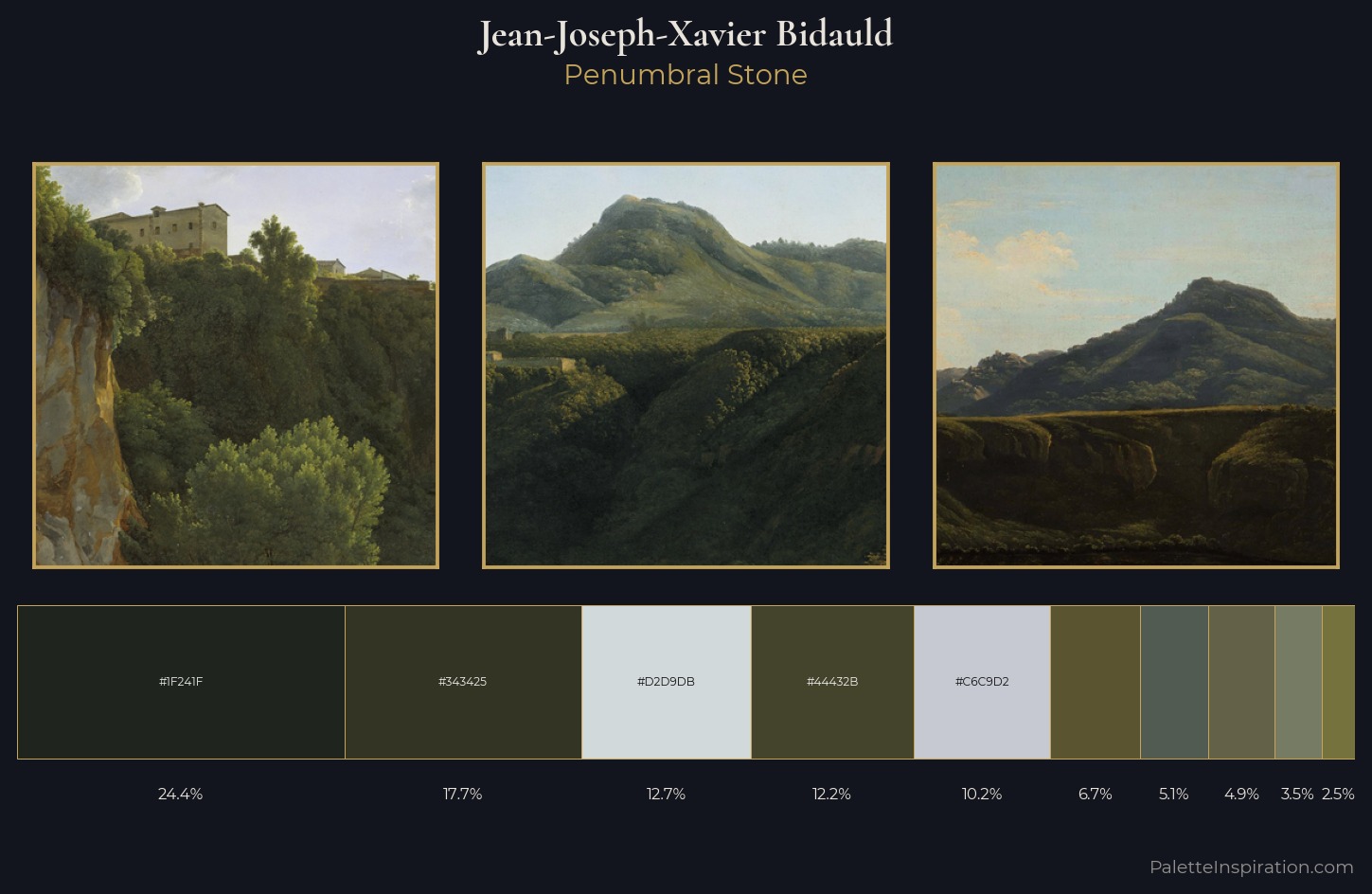 Jean-Joseph-Xavier Bidauld Palette 7 — Penumbral Stone
