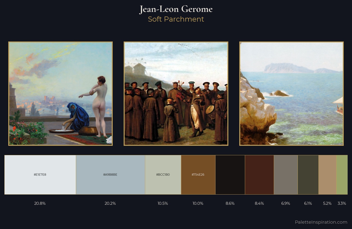 Jean-Leon Gerome Palette 4 — Soft Parchment