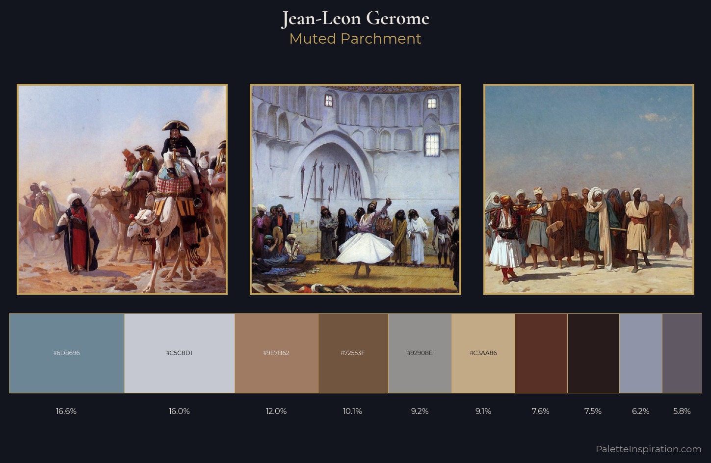 Jean-Leon Gerome Palette 5 — Muted Parchment