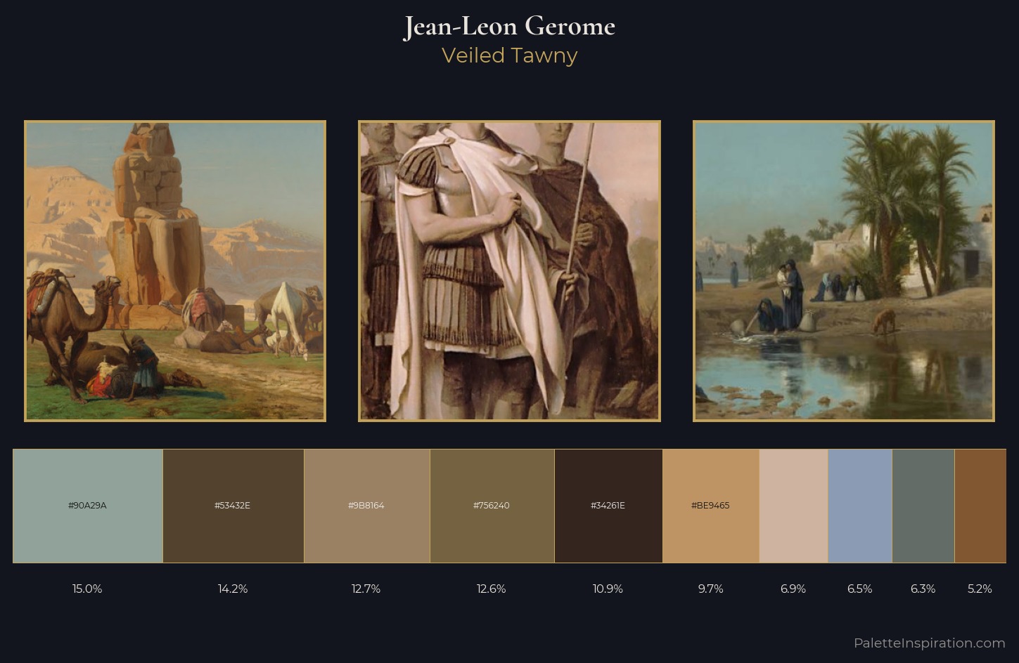 Jean-Leon Gerome Palette 6 — Veiled Tawny