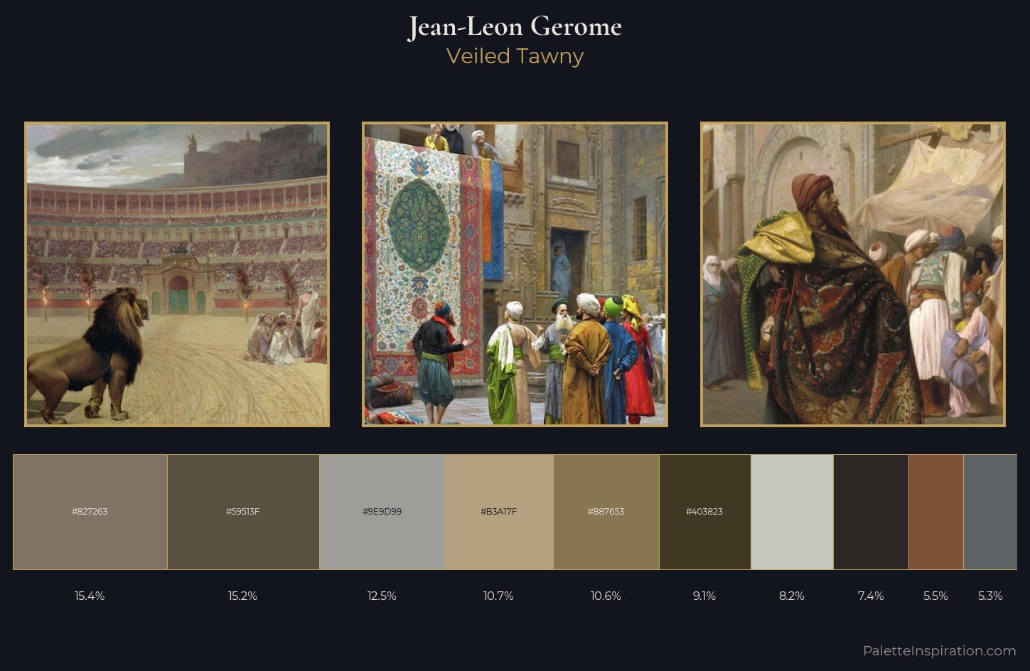 Jean-Leon Gerome Palette 12 — Veiled Tawny