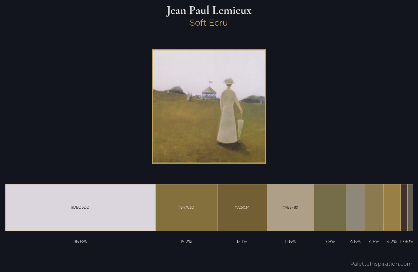 Jean Paul Lemieux Palette 1 — Soft Ecru