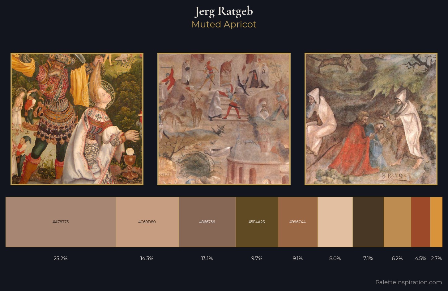 Jerg Ratgeb Palette 1 — Muted Apricot