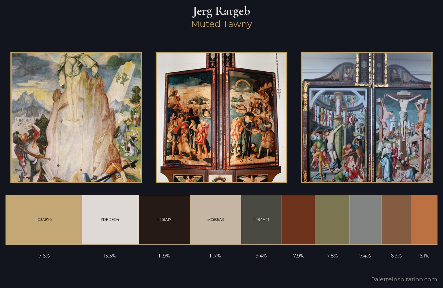 Jerg Ratgeb Palette 2 — Muted Tawny