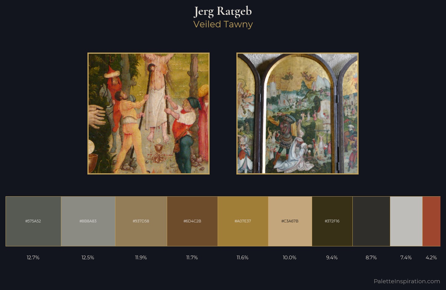 Jerg Ratgeb Palette 4 — Veiled Tawny