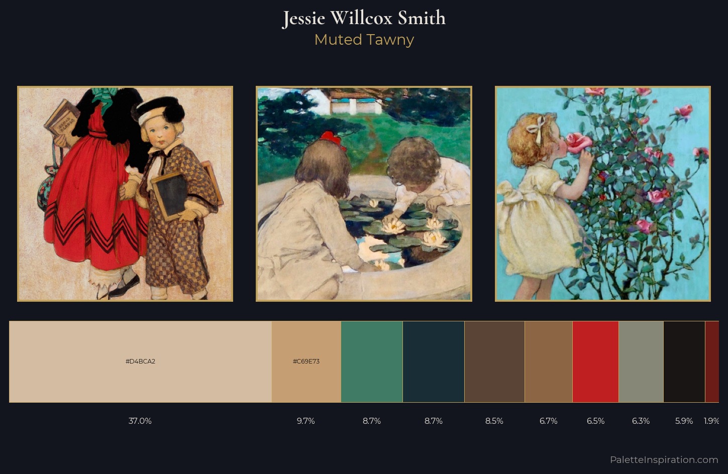 Jessie Willcox Smith Palette 5 — Muted Tawny
