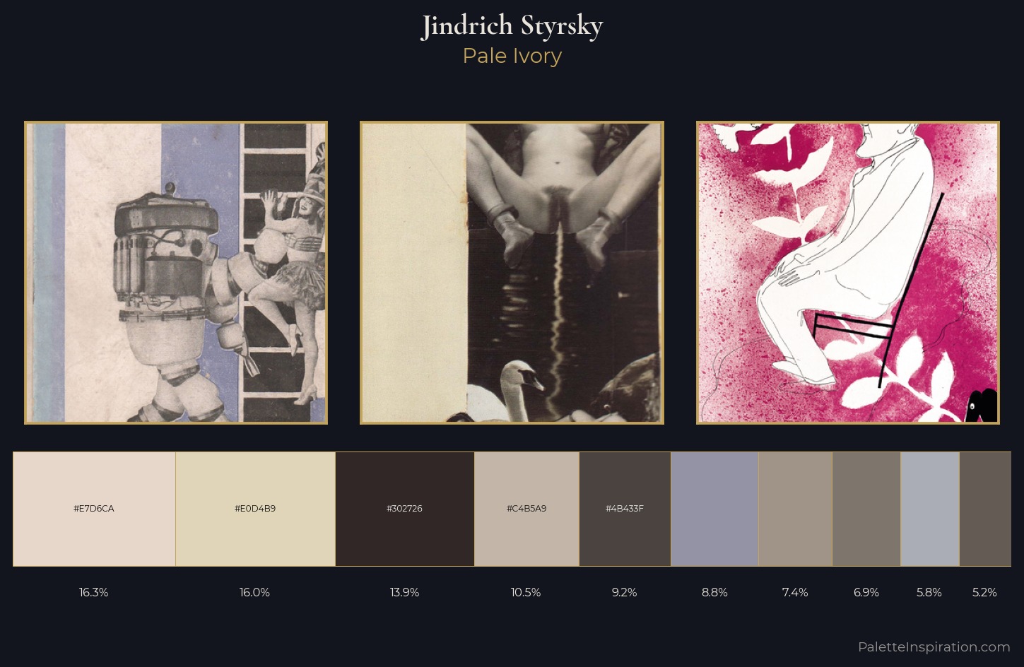 Jindrich Styrsky Palette 1 — Pale Ivory