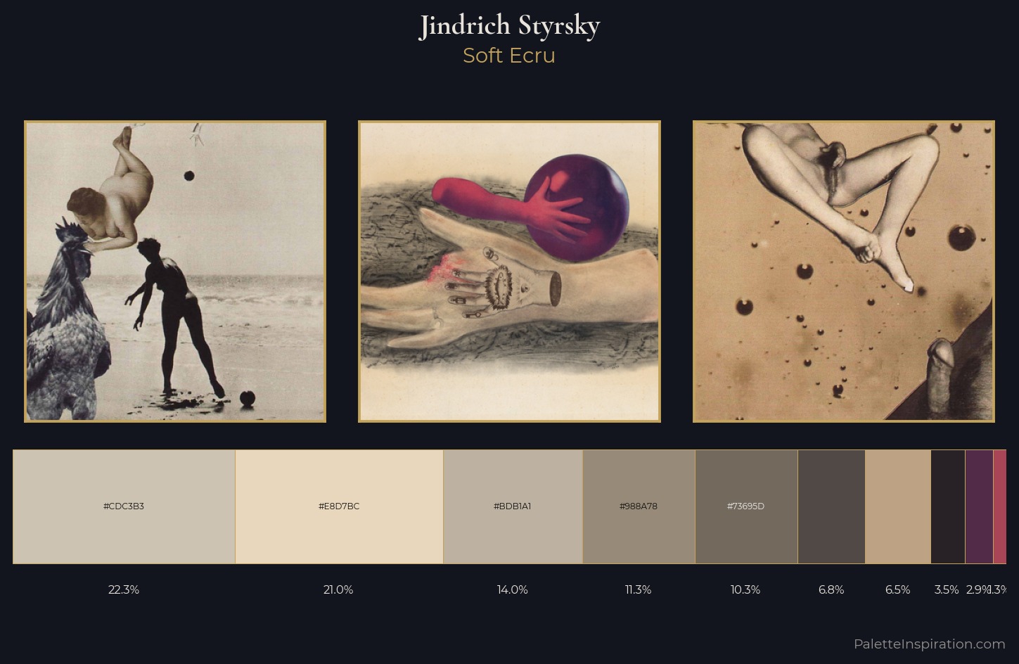 Jindrich Styrsky Palette 2 — Soft Ecru