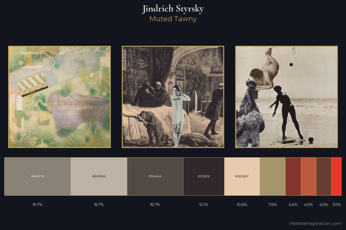 Jindrich Styrsky Master Palette — Muted Tawny