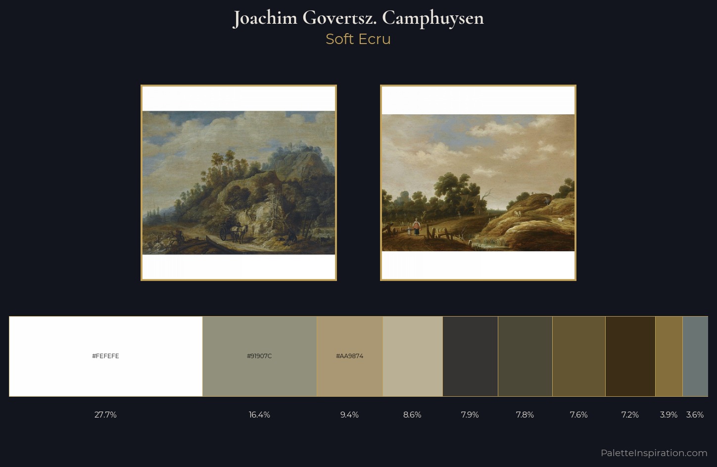 Joachim Govertsz. Camphuysen Palette 3 — Soft Ecru