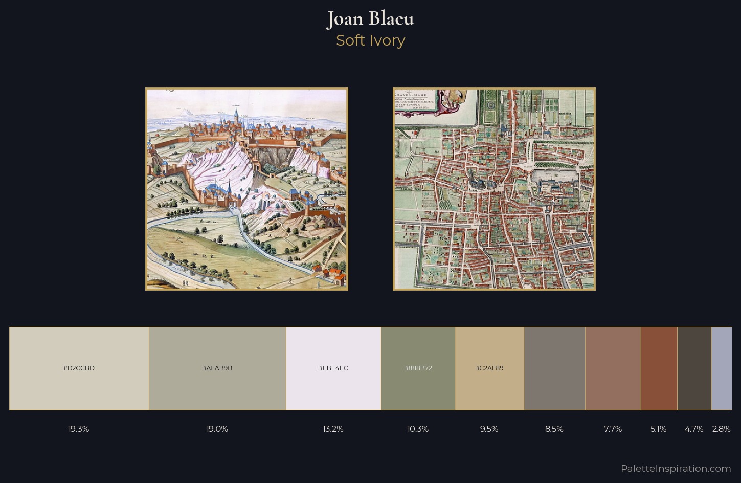Joan Blaeu Palette 2 — Soft Ivory