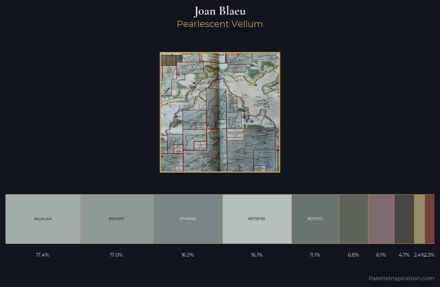 Joan Blaeu Palette 3 — Pearlescent Vellum
