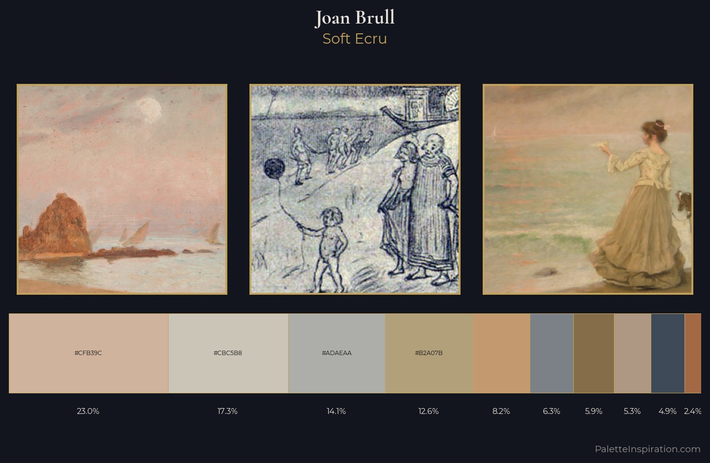 Joan Brull Palette 1 — Soft Ecru