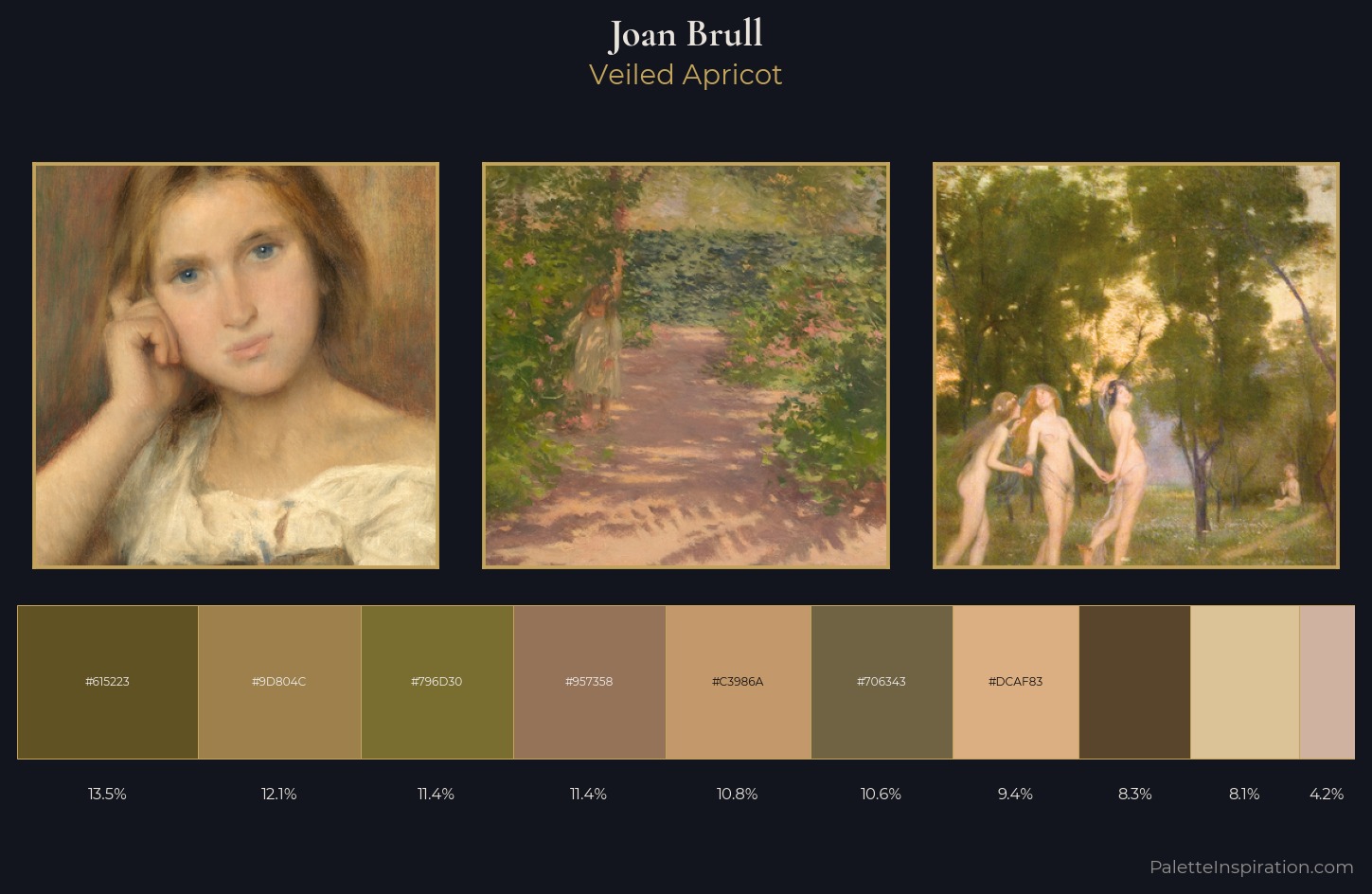 Joan Brull Palette 2 — Veiled Apricot