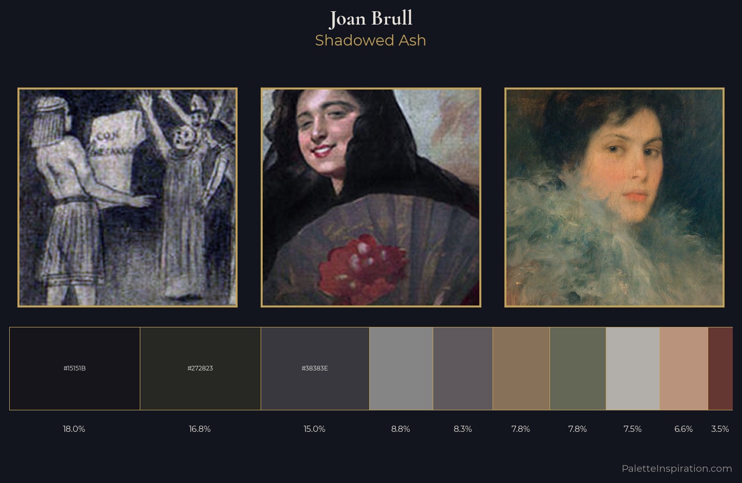 Joan Brull Palette 9 — Shadowed Ash