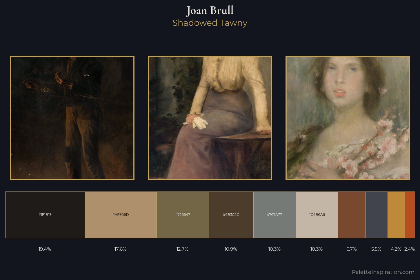 Joan Brull Master Palette — Shadowed Tawny