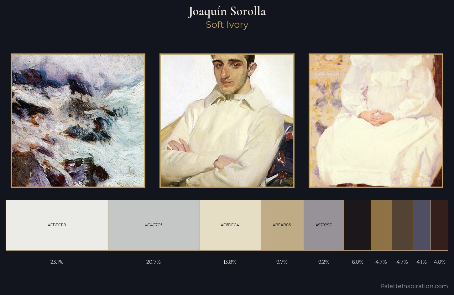 Joaquín Sorolla Palette 4 — Soft Ivory