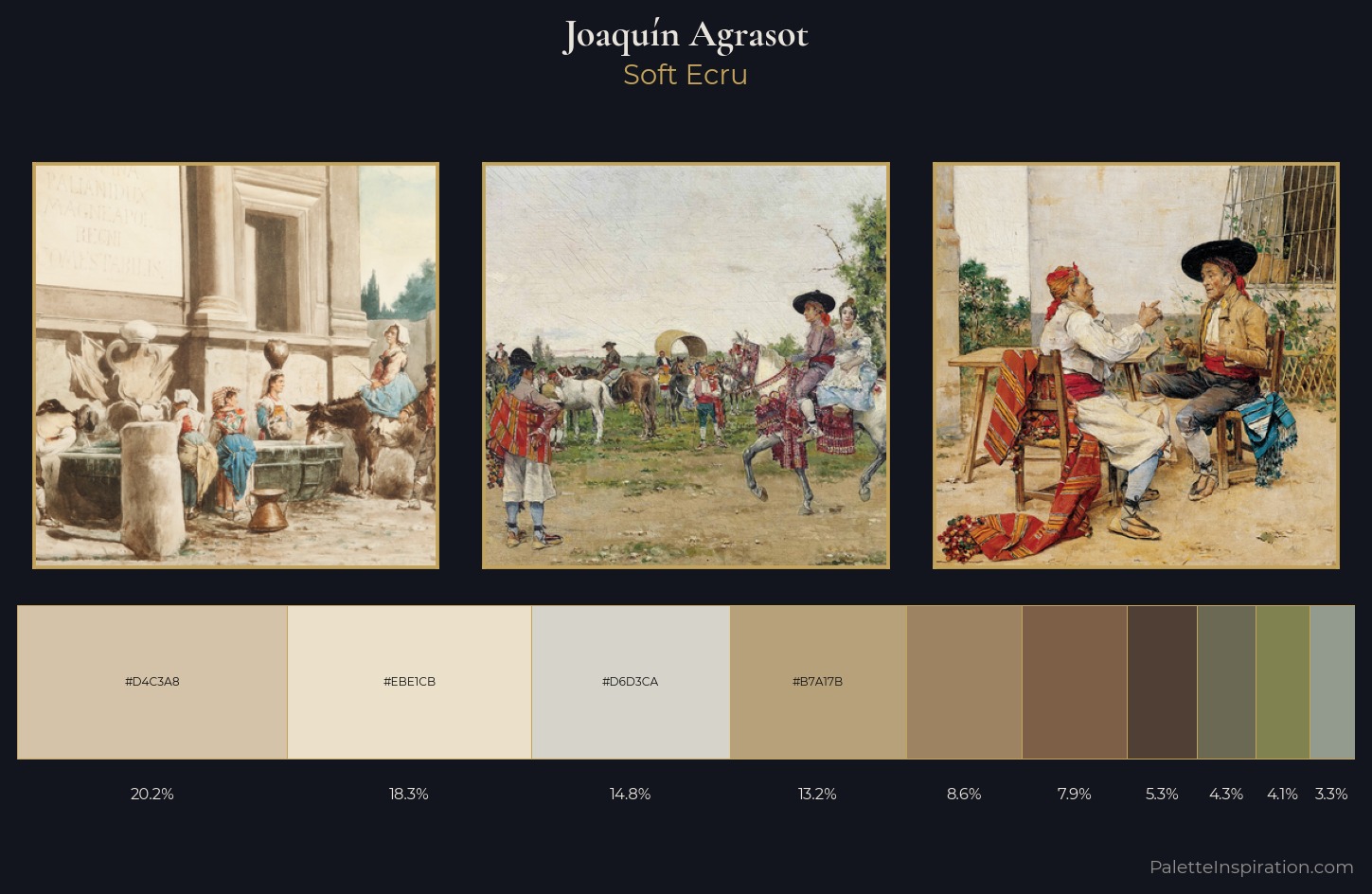 Joaquín Agrasot Palette 1 — Soft Ecru