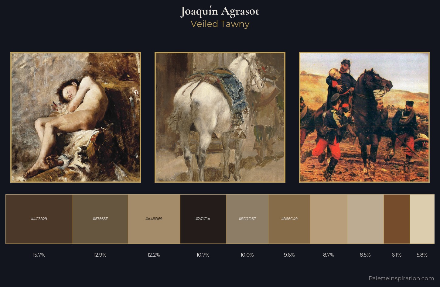 Joaquín Agrasot Palette 4 — Veiled Tawny