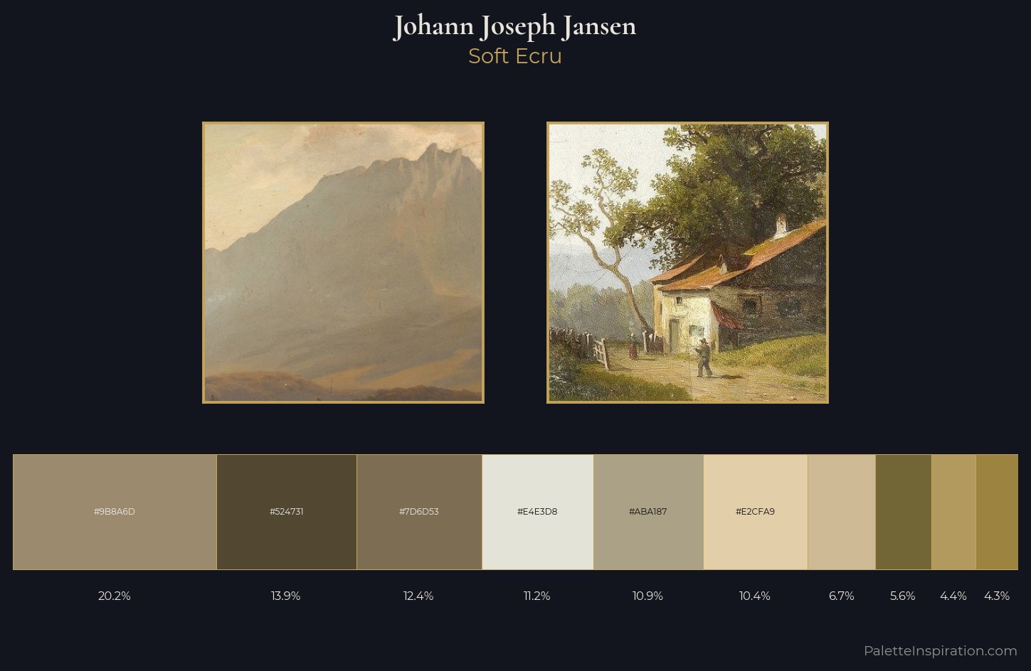 Johann Joseph Jansen Palette 1 — Soft Ecru